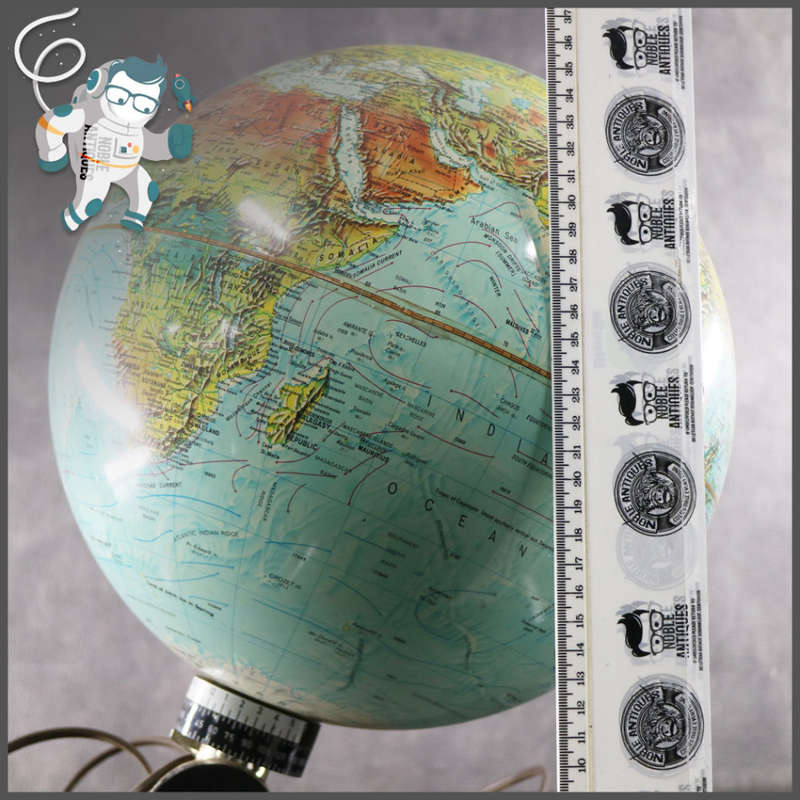 Large Danish Vintage Scientific Earth Globe!!!