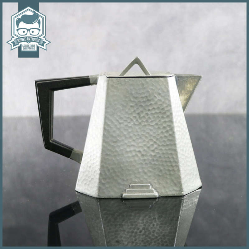 Original Vintage 1930's English Pewter Art Deco Tea Set!!!
