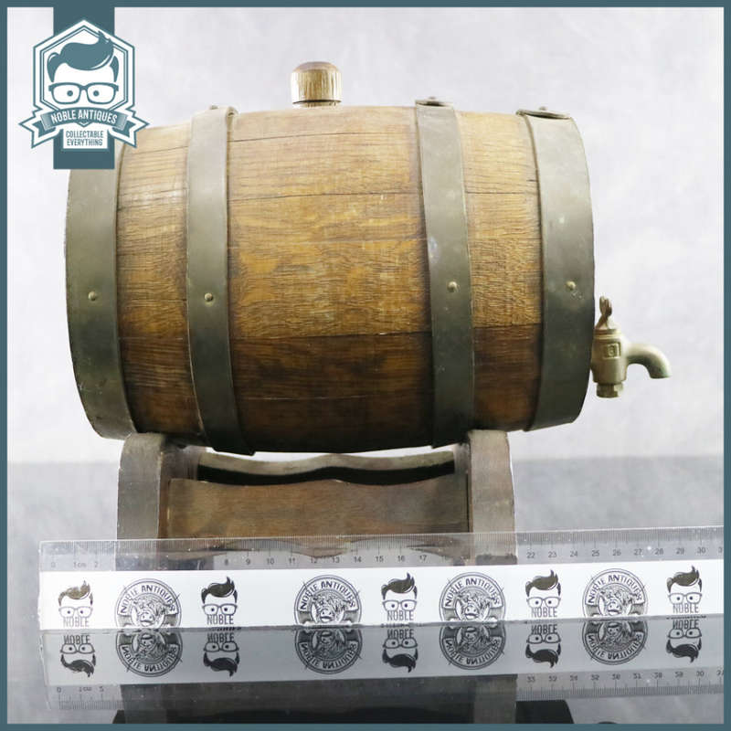 Original Vintage Oak and Brass Barrel and Tap!!!