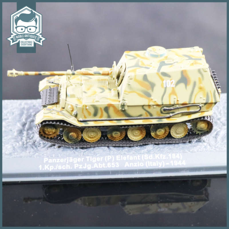Highly Detailed Die Cast Panzerjager Tiger P Italy 1944