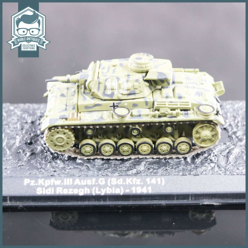 Highly Detailed Die Cast Kpfw. III Ausf.G Lybia 1941