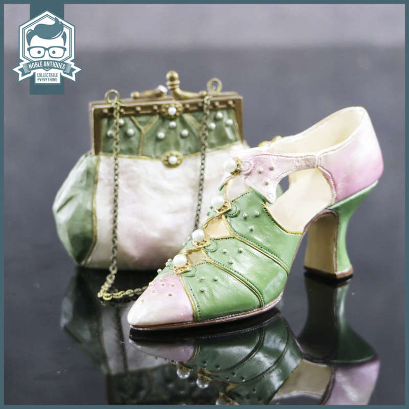 Highly Detailed Ornamental Vintage Shoe and Handbag Ornament!!!