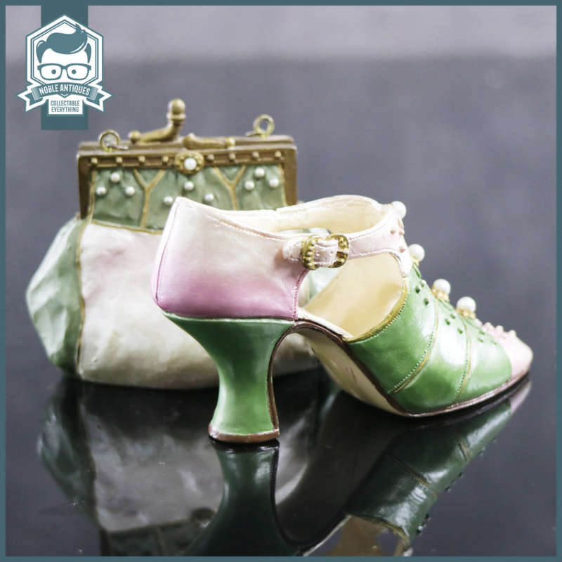 Highly Detailed Ornamental Vintage Shoe and Handbag Ornament!!!