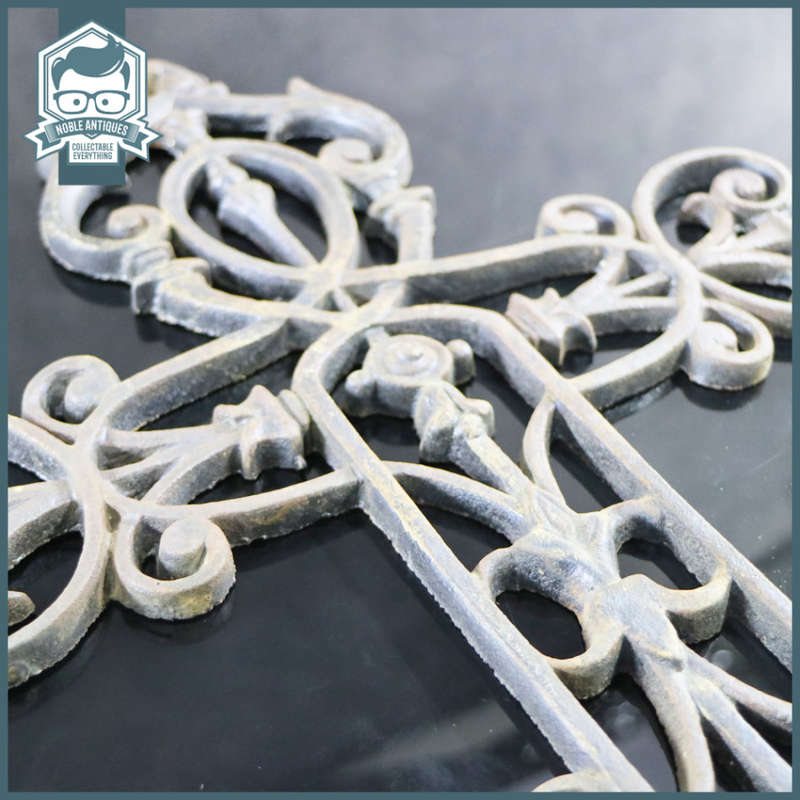 Large Decorative Cast Iron Metal Cross!!!