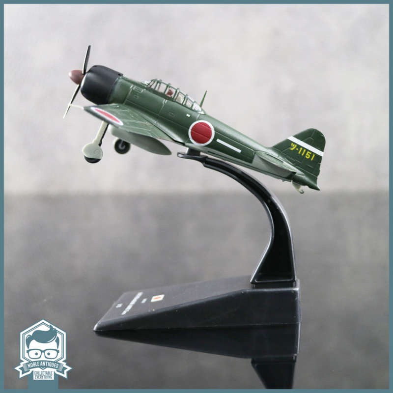 Die Cast Metal 1942 Japan Mitsubishi A6M3 Zero Plane Scale 1:72 (Original Blister Packaged)