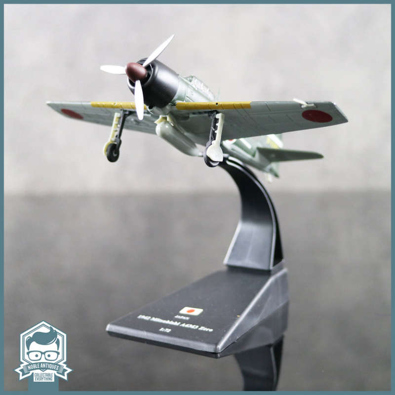 Die Cast Metal 1942 Japan Mitsubishi A6M3 Zero Plane Scale 1:72 (Original Blister Packaged)