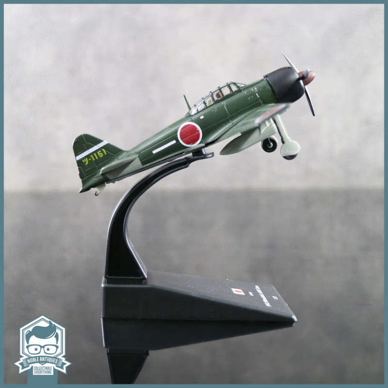 Die Cast Metal 1942 Japan Mitsubishi A6M3 Zero Plane Scale 1:72 (Original Blister Packaged)