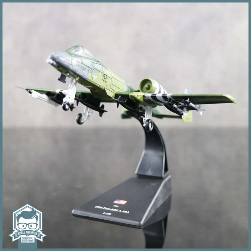 Die Cast Metal 1994 USA Fairchild A-10A Plane Scale 1:100 (Original Blister Packaged)
