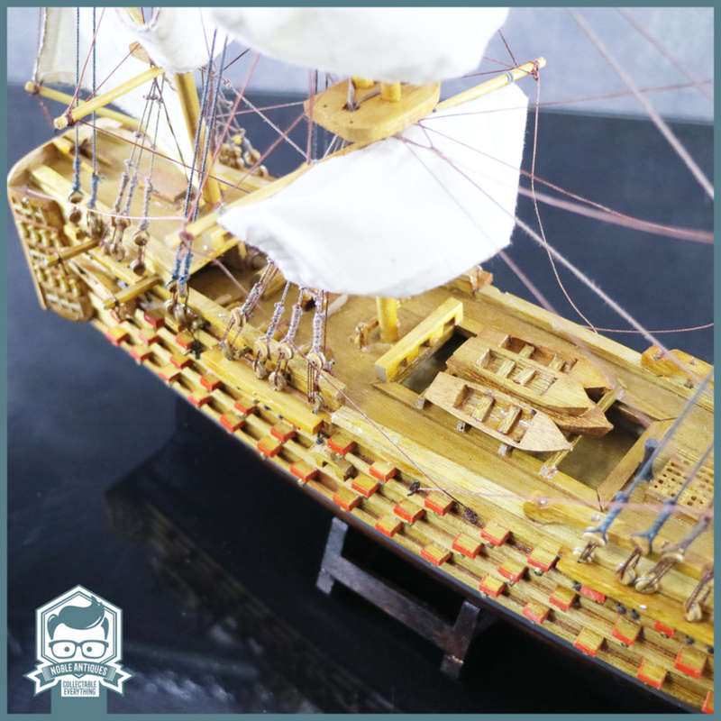 LARGE Highly Detailed 500mm Wood and Brass Handcrafted 1805 Victory Ship!!!