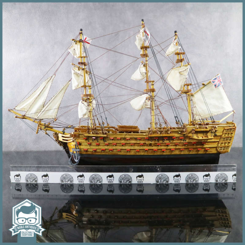 LARGE Highly Detailed 500mm Wood and Brass Handcrafted 1805 Victory Ship!!!