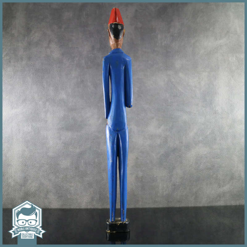 Hand Crafted Wood And Oil Painted Figure!!! Over 50cm Tall!!!