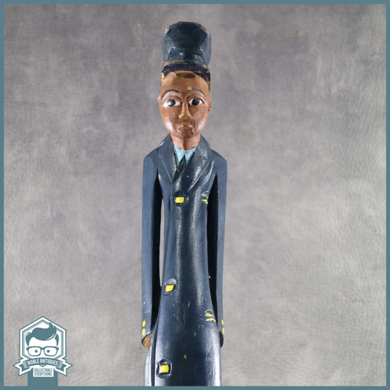 Hand Crafted Wood And Oil Painted Figure!!! Over 50cm Tall!!!