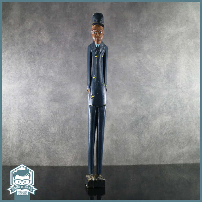 Hand Crafted Wood And Oil Painted Figure!!! Over 50cm Tall!!!