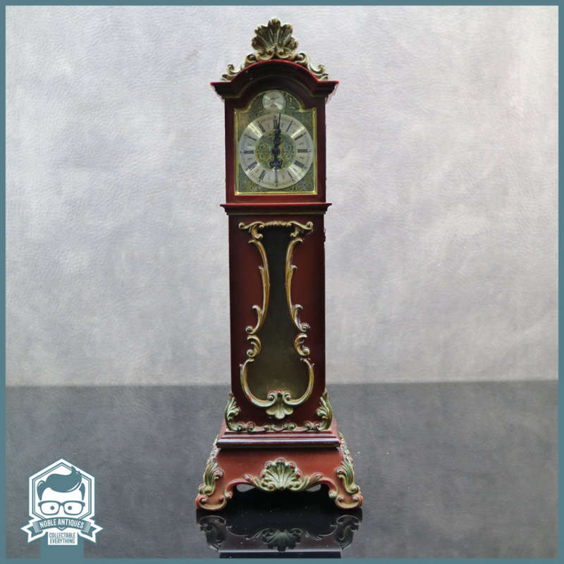 Original Vintage Schmidt 8 Day Miniature Grandfather Clock!!! Does Wind!!!
