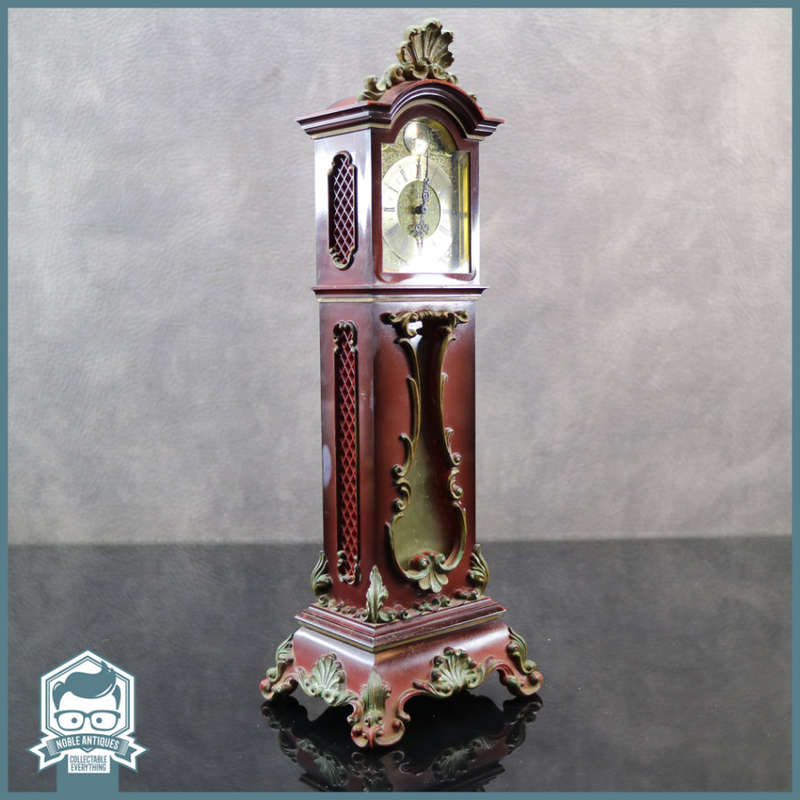 Original Vintage Schmidt 8 Day Miniature Grandfather Clock!!! Does Wind!!!