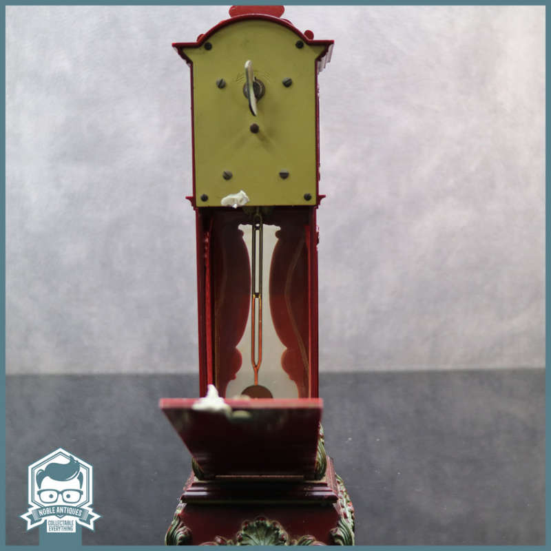 Original Vintage Schmidt 8 Day Miniature Grandfather Clock!!! Does Wind!!!