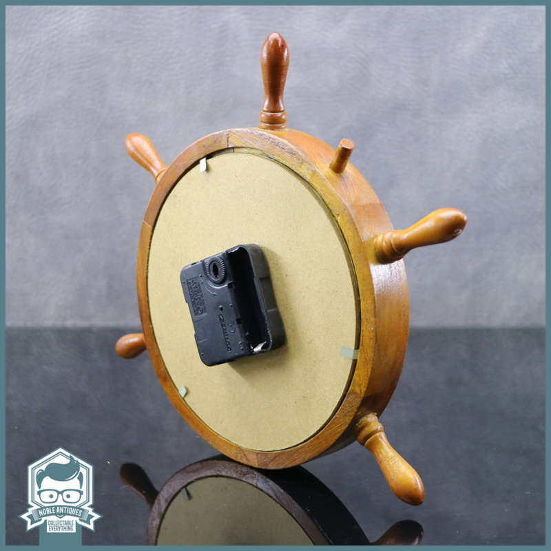 Nautical Themed Ships Wheels Clock!!! Working!!!