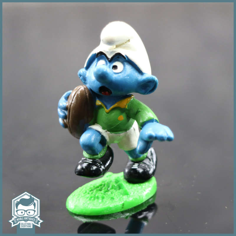 SUPER RARE!!! Original Vintage 1980 Peyo Springbok Rugby Smurf!!!