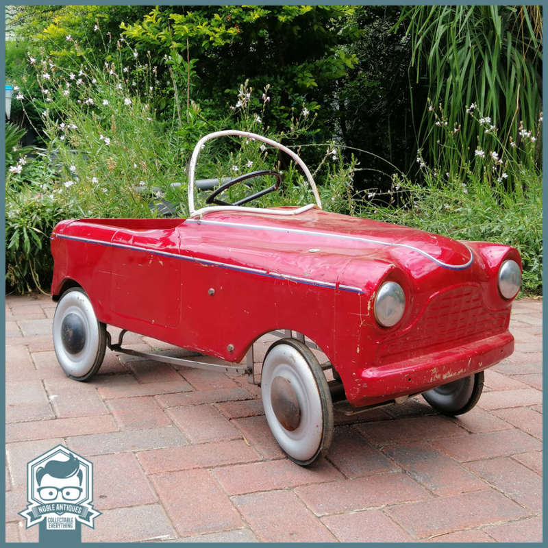 Super RARE!!! Original Vintage 1950's Metal Working Pedal Car!!!