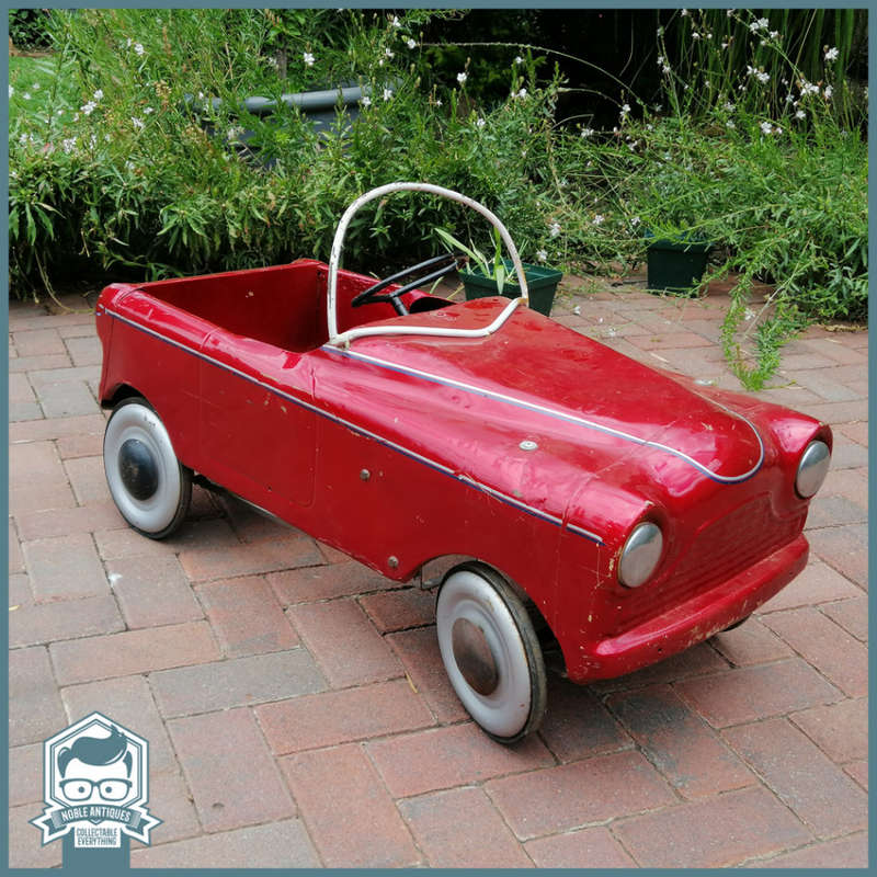 Super RARE!!! Original Vintage 1950's Metal Working Pedal Car!!!