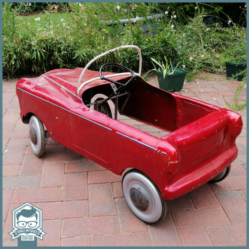 Super RARE!!! Original Vintage 1950's Metal Working Pedal Car!!!