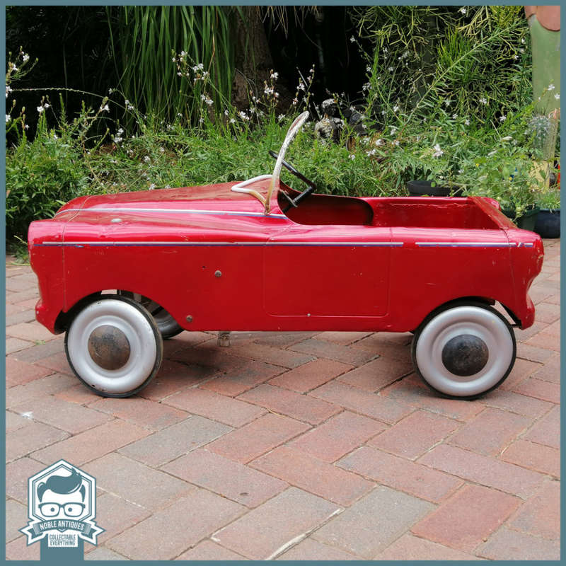 Super RARE!!! Original Vintage 1950's Metal Working Pedal Car!!!
