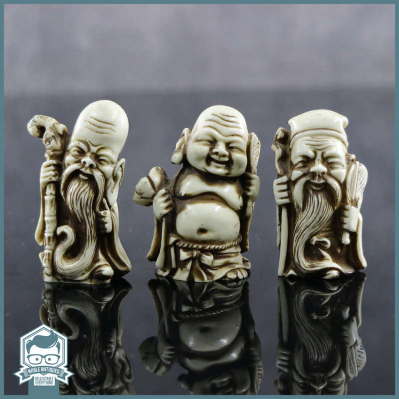 Three Oriental Wise Men Figurines - Bid for all!!!