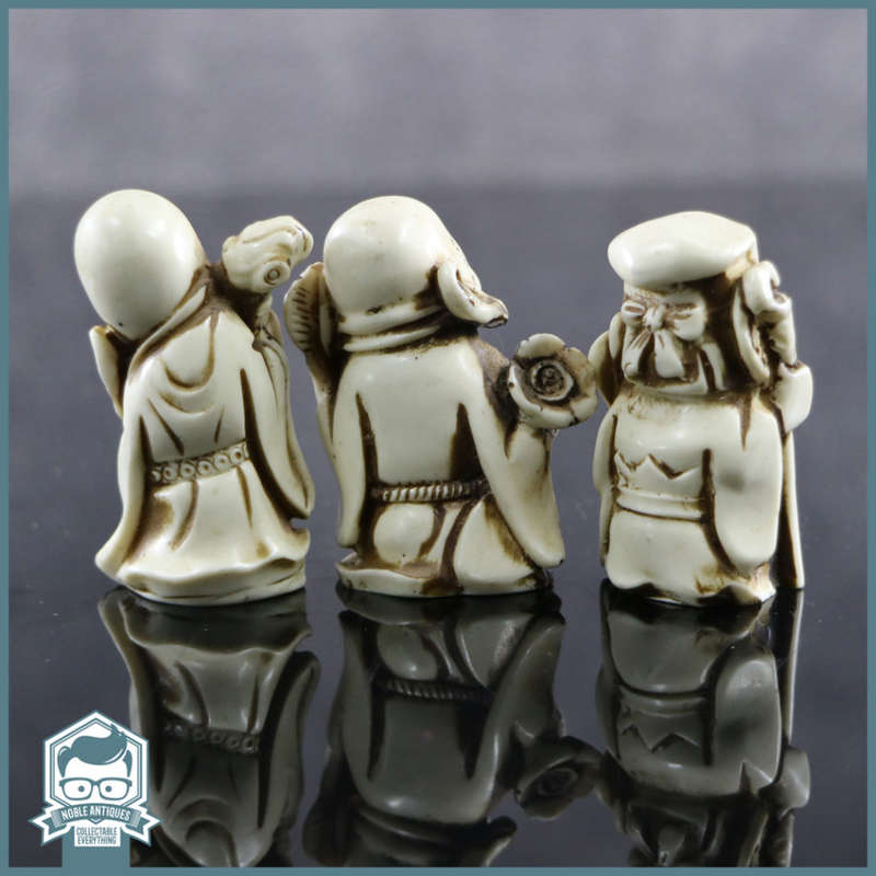 Three Oriental Wise Men Figurines - Bid for all!!!