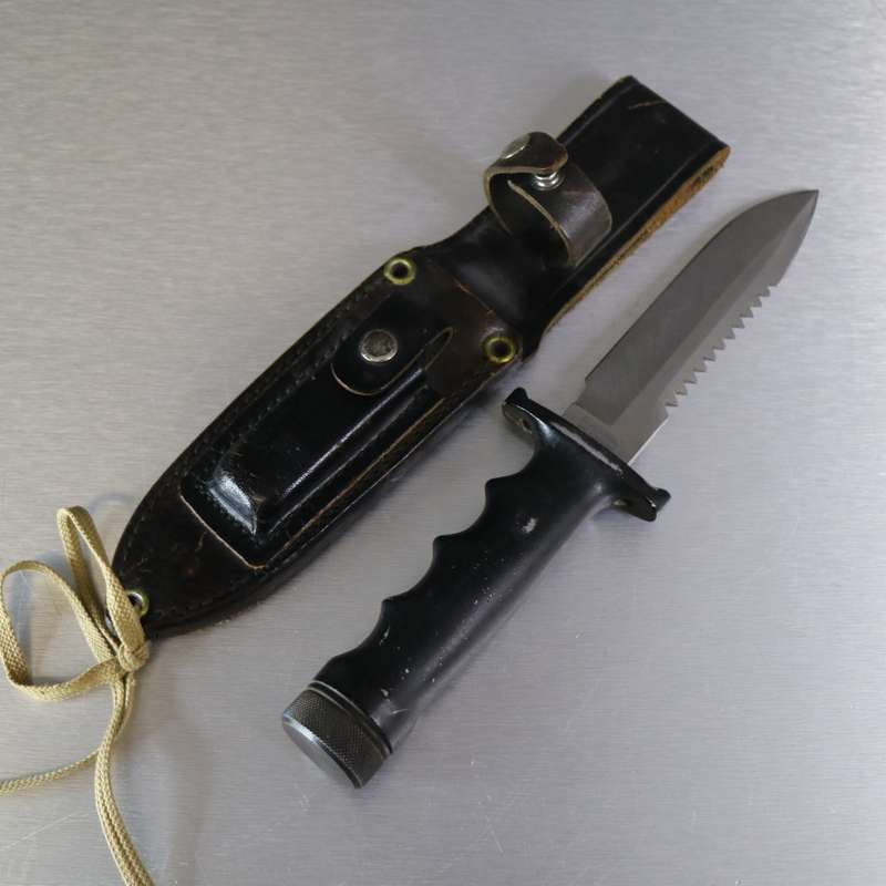 Original Japanese Survival Knife and Leather Sheath!!!