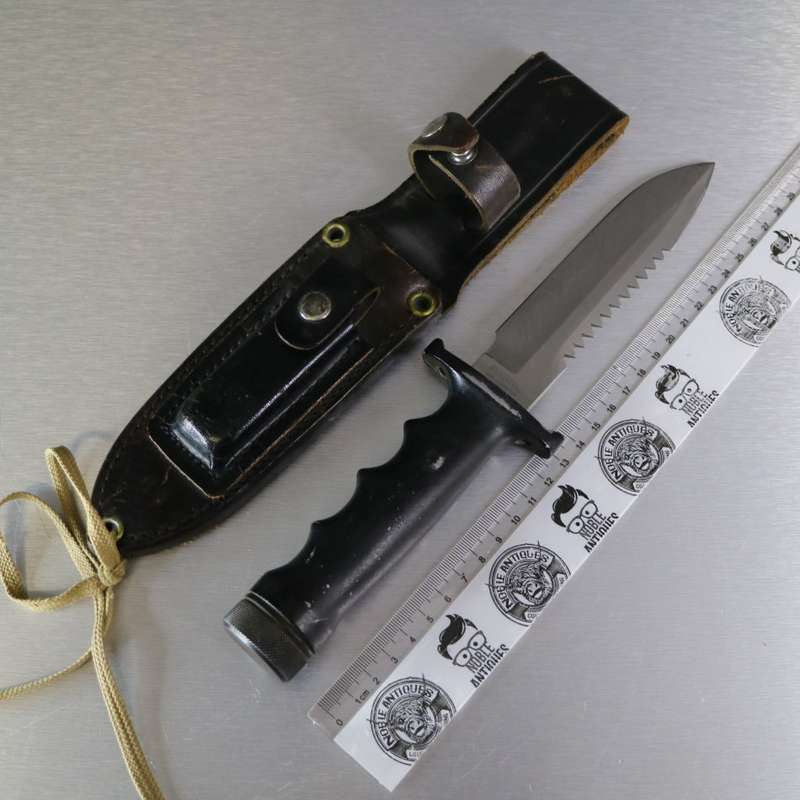 Original Japanese Survival Knife and Leather Sheath!!!