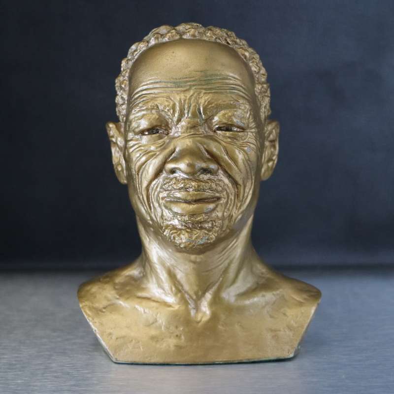 Original Cast Resin Johan Steynberg Koi Son Bust!!!