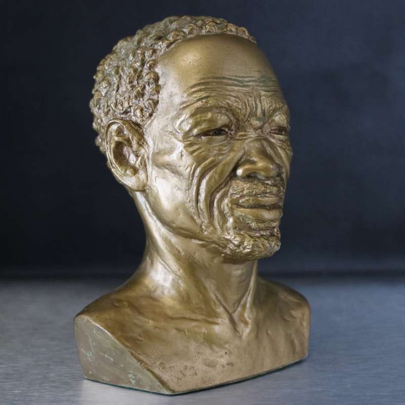 Original Cast Resin Johan Steynberg Koi Son Bust!!!