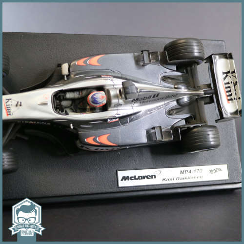 McLaren MP4-170 Kimi Raikkonen Hotwheels Die Cast Metal Scale 1:18 F1 Racing Car!!!