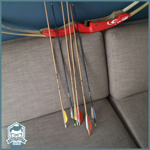 Two Original Ragim Wildcat Italian Bows and Arrows!!!