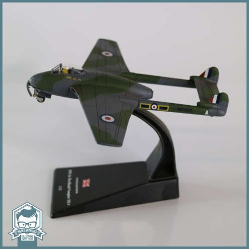 1955 UK de Havilland Vampire FB9 Scale 1:72 Die Cast Metal Fighter Plane!!!