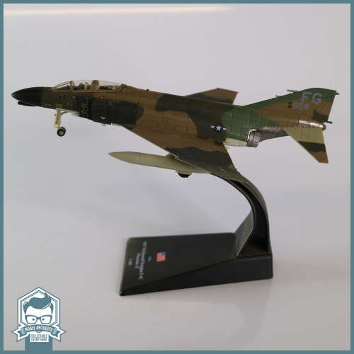 1967 McDonnell Douglas F-4C Phantom II Scale 1:100 Die Cast Metal Fighter Plane!!!