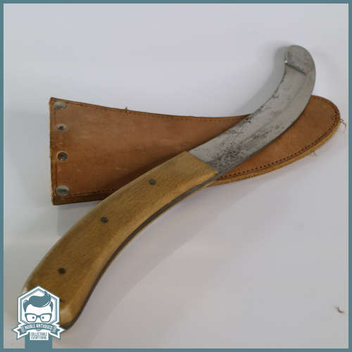 Original WWII I Wilson Sheffield Release Knife (RAF Parachute release knife and Leather Sheath)