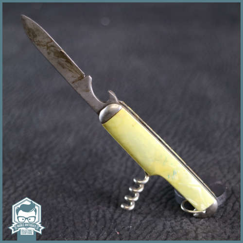 RARE Find!!! Pres. Paul Kruger and De Wet Three Color Richards Sheffield Pocket Knife!!!