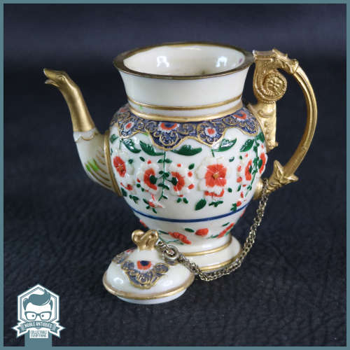 Highly Detailed Hand Painted Ornamental Oriental Tea Pot!!!