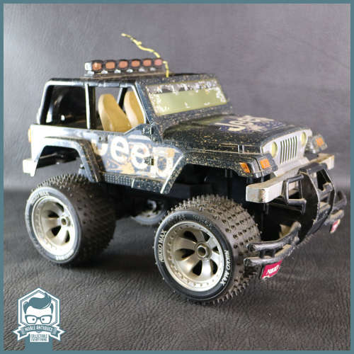LARGE NIKKO RC Big Wheel Blue Jeep - No Charger, Includes Batteries!!! 400mm Wide!!!