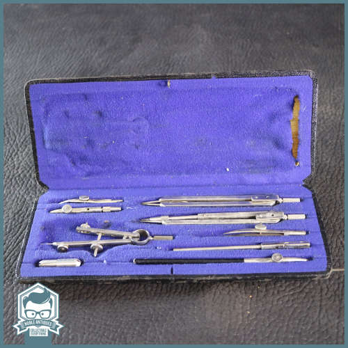 Vintage Boxed Protractor Set (Set2)