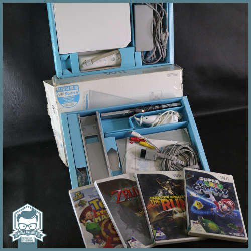 Boxed Original Wii and Games Collection!!! Working!!!
