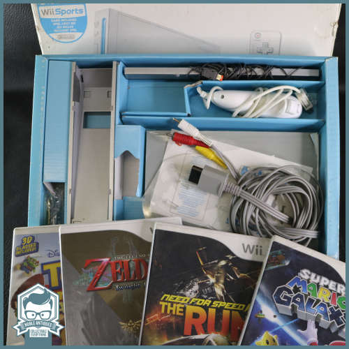 Boxed Original Wii and Games Collection!!! Working!!!