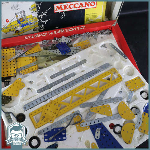 LARGE Vintage 1970`s Boxed Meccano Building Set!!! Not Sure If Complete!!!