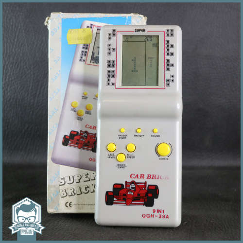 Vintage Boxed Super Car Brick Game 9 in 1 Working!!!