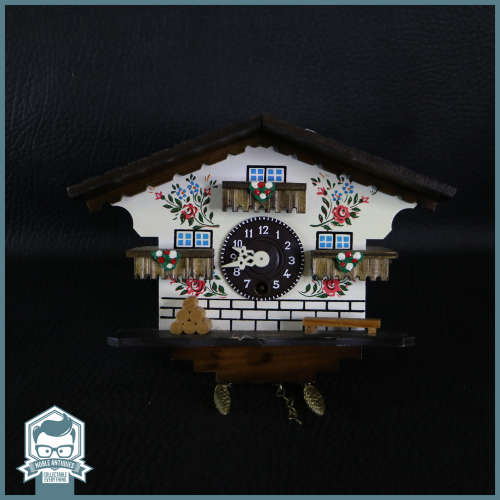 Small German Cuckoo Style Wall Clock - Not Working!!!