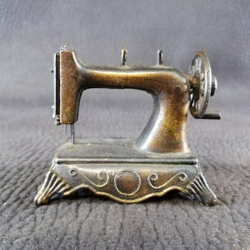Vintage Brass Sewing Machine Pencil Sharpener!!!