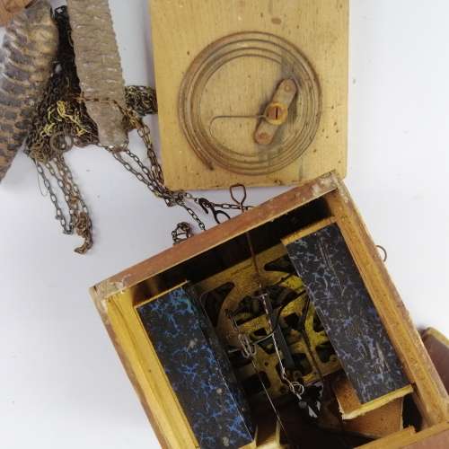 Original Cuckoo Clock!!! Parts Or Restoration Only!!! (Clock3)