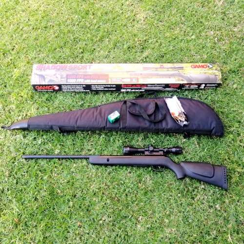 Original Boxed GAMO Shadow Sport 4.5mm Air Rifle, Scope and Bag!!! Like New!!!