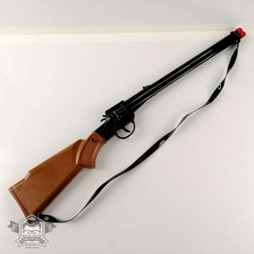 Working Vintage Western Hero Die Cast Metal Rifle Cap Gun!!!